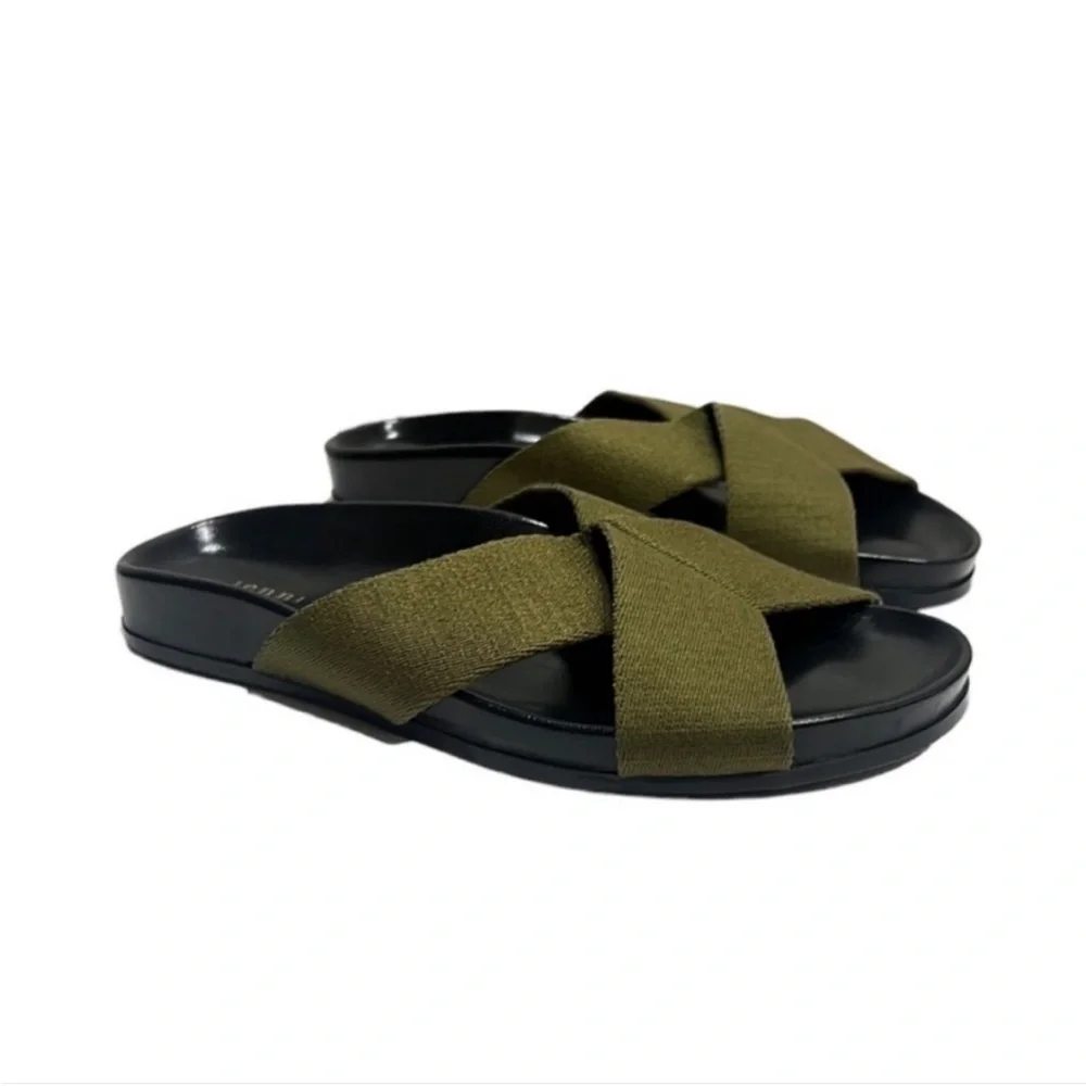 Jenni Kayne Green Crossover Sandals Size EU 36